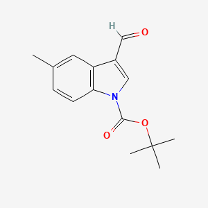 molecular formula C15H17NO3 B1519848 1-Boc-5-Methyl-3-formylindole CAS No. 914348-94-0