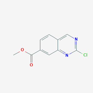 molecular formula C10H7ClN2O2 B1519853 Methyl 2-chloroquinazoline-7-carboxylate CAS No. 953039-79-7