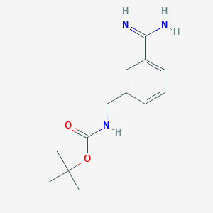molecular formula C13H19N3O2 B1519864 3-Boc-aminomethylbenzamidine CAS No. 886362-52-3