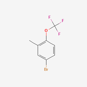 molecular formula C8H6BrF3O B1519874 4-Bromo-2-methyl-1-(trifluoromethoxy)benzene CAS No. 887268-26-0