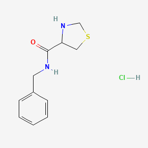 N-benzyl-1,3-thiazolidine-4-carboxamide hydrochloride