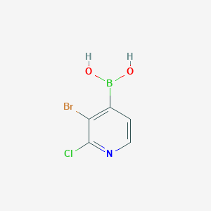 molecular formula C5H4BBrClNO2 B1519881 3-Bromo-2-chloropyridine-4-boronic acid CAS No. 1072944-16-1