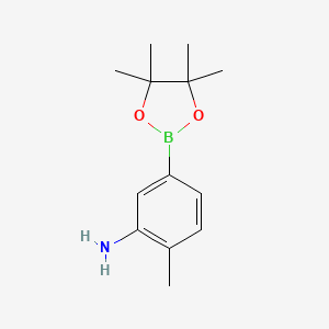 2-Methyl-5-(4,4,5,5-tetramethyl-1,3,2-dioxaborolan-2-yl)aniline