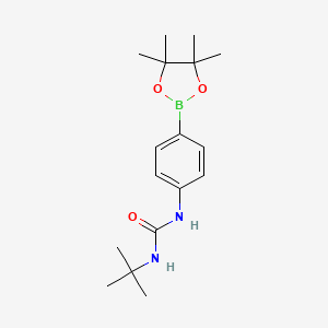 1-tert-Butyl-3-[4-(4,4,5,5-tetramethyl-1,3,2-dioxaborolan-2-yl)phenyl]urea