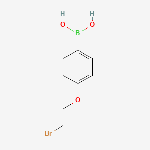 molecular formula C8H10BBrO3 B1519895 (4-(2-Bromoethoxy)phenyl)boronic acid CAS No. 913836-06-3