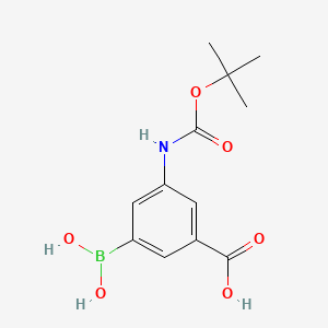 3-Borono-5-((tert-butoxycarbonyl)amino)benzoic acid