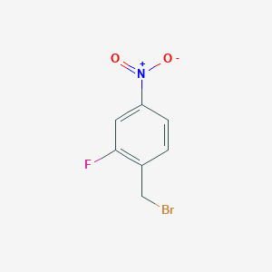 molecular formula C7H5BrFNO2 B151992 1-(溴甲基)-2-氟-4-硝基苯 CAS No. 127349-56-8
