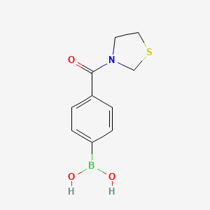 molecular formula C10H12BNO3S B1519921 (4-(Thiazolidine-3-carbonyl)phenyl)boronic acid CAS No. 850589-33-2