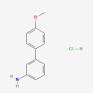 molecular formula C13H14ClNO B1519922 3-氨基-4'-甲氧基联苯盐酸盐 CAS No. 1170850-81-3