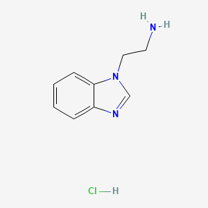molecular formula C9H12ClN3 B1519928 2-(1H-Benzimidazol-1-yl)ethylamine hydrochloride CAS No. 1085300-74-8