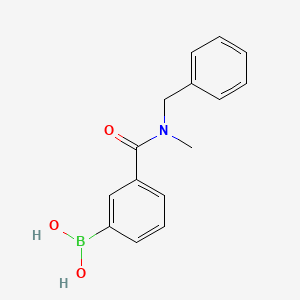 molecular formula C15H16BNO3 B1519929 (3-(Benzyl(methyl)carbamoyl)phenyl)boronic acid CAS No. 874460-01-2