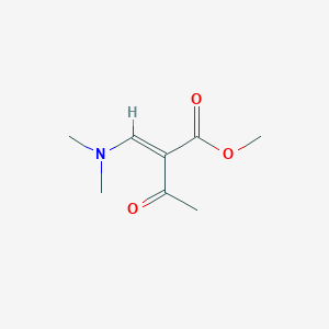 molecular formula C8H13NO3 B151993 Methyl 2-acetyl-3-(dimethylamino)acrylate CAS No. 203186-56-5