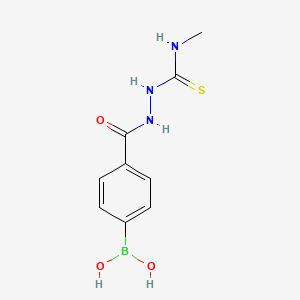 molecular formula C9H12BN3O3S B1519936 2-(4-Boronobenzoyl-N-methylhydrazinecarbothioamide CAS No. 957060-78-5