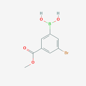 (3-Bromo-5-(methoxycarbonyl)phenyl)boronic acid