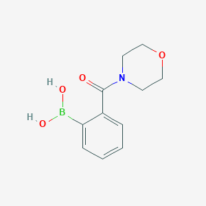 molecular formula C11H14BNO4 B1519950 (2-(Morpholine-4-carbonyl)phenyl)boronic acid CAS No. 874219-17-7