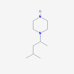 molecular formula C10H22N2 B1519951 1-(4-Methylpentan-2-yl)piperazine CAS No. 1171587-00-0
