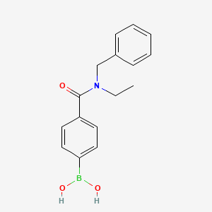 molecular formula C16H18BNO3 B1519954 (4-(Benzyl(ethyl)carbamoyl)phenyl)boronic acid CAS No. 913835-41-3