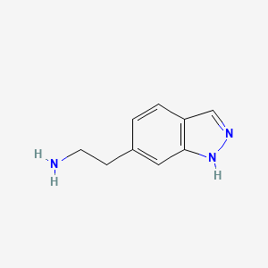 molecular formula C9H11N3 B1519956 2-(1H-indazol-6-yl)ethanamine CAS No. 1159511-47-3
