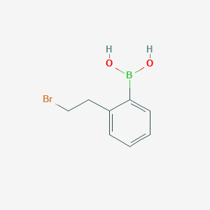 molecular formula C8H10BBrO2 B1519958 (2-(2-Bromoethyl)phenyl)boronic acid CAS No. 850568-82-0