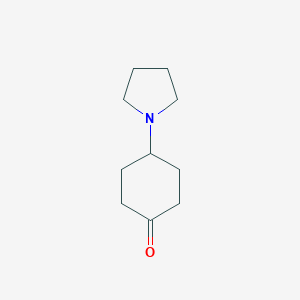 molecular formula C10H17NO B151996 4-(Pyrrolidin-1-yl)cyclohexanone CAS No. 10421-18-8