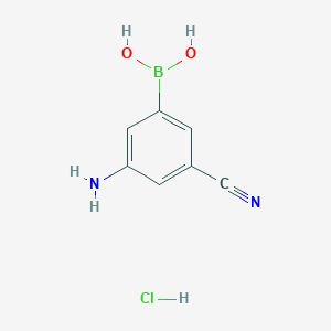 3-Amino-5-cyanobenzeneboronic acid hydrochloride