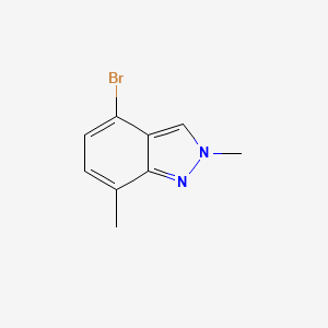 molecular formula C9H9BrN2 B1519963 4-Bromo-2,7-dimethyl-2H-indazole CAS No. 1159511-88-2
