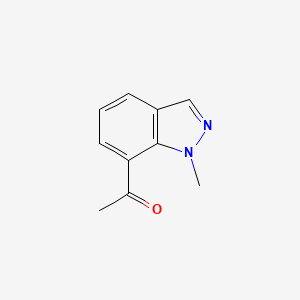 molecular formula C10H10N2O B1519964 1-(1-Methyl-1H-indazol-7-yl)ethanone CAS No. 1159511-26-8