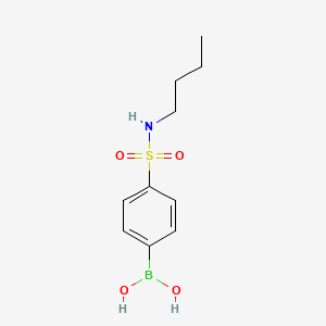 molecular formula C10H16BNO4S B1519967 N-Butyl 4-boronobenzenesulfonamide CAS No. 850589-32-1