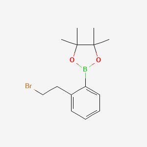 2-(2-(2-Bromoethyl)phenyl)-4,4,5,5-tetramethyl-1,3,2-dioxaborolane