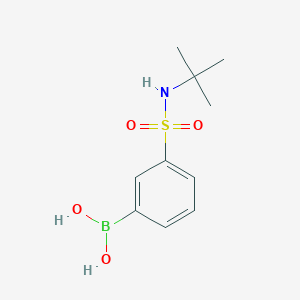 molecular formula C10H16BNO4S B1519970 3-(tert-Butylaminosulphonyl)benzeneboronic acid CAS No. 221290-14-8