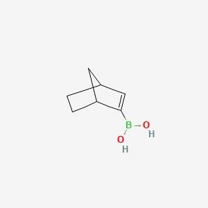 molecular formula C7H11BO2 B1519976 Bicyclo[2.2.1]hept-2-en-2-ylboronic acid CAS No. 871333-98-1