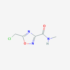 5-(Chloromethyl)-N-methyl-1,2,4-oxadiazole-3-carboxamide