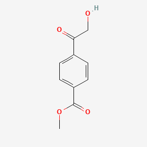 molecular formula C10H10O4 B15199799 Methyl 4-(2-hydroxyacetyl)benzoate 