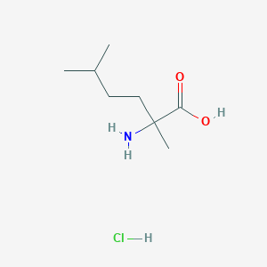 molecular formula C8H18ClNO2 B1519989 2-Amino-2,5-dimethylhexanoic acid hydrochloride CAS No. 51606-88-3