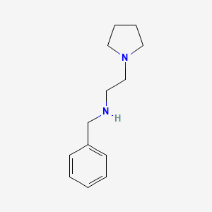 molecular formula C13H20N2 B15199914 N-benzyl-2-(1-pyrrolidinyl)ethanamine CAS No. 65875-38-9