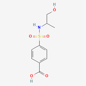 4-[(1-Hydroxypropan-2-yl)sulfamoyl]benzoic acid
