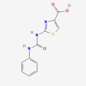 2-[(Anilinocarbonyl)amino]-1,3-thiazole-4-carboxylic acid