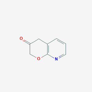 molecular formula C8H7NO2 B15199958 2H-Pyrano[2,3-B]pyridin-3(4H)-one 