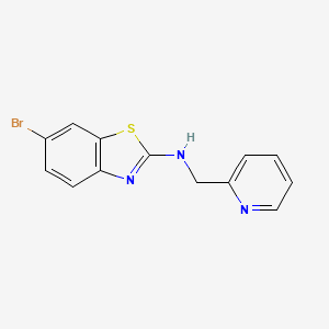 6-bromo-N-(pyridin-2-ylmethyl)benzo[d]thiazol-2-amine
