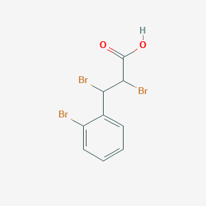 molecular formula C9H7Br3O2 B015200 2,3-二溴-3-(2-溴苯基)丙酸 CAS No. 246876-04-0