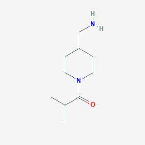 molecular formula C10H20N2O B1520008 1-(1-Isobutyrylpiperidin-4-yl)methanamine CAS No. 915919-75-4