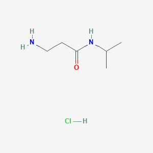molecular formula C6H15ClN2O B1520014 3-Amino-N-isopropylpropanamide hydrochloride CAS No. 1170199-04-8