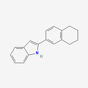 2-(5,6,7,8-tetrahydronaphthalen-2-yl)-1H-indole
