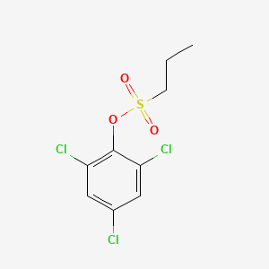 molecular formula C9H9Cl3O3S B1520028 2,4,6-Trichlorophenyl 1-propanesulfonate CAS No. 1171919-51-9