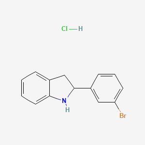 2-(3-Bromophenyl)indoline hydrochloride