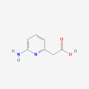molecular formula C7H8N2O2 B1520037 2-(6-Aminopyridin-2-yl)acetic acid CAS No. 339195-51-6