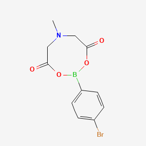 molecular formula C11H11BBrNO4 B1520040 2-(4-溴苯基)-6-甲基-1,3,6,2-二噁杂硼环丁烷-4,8-二酮 CAS No. 943552-04-3