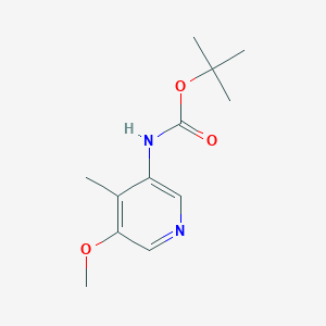 molecular formula C12H18N2O3 B1520041 tert-Butyl 5-methoxy-4-methylpyridin-3-ylcarbamate CAS No. 1045858-10-3