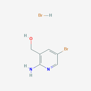 molecular formula C6H8Br2N2O B1520054 2-氨基-5-溴-3-(羟甲基)吡啶氢溴酸盐 CAS No. 443956-55-6