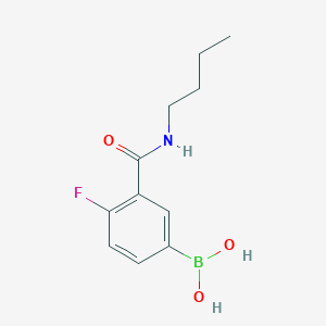 (3-(Butylcarbamoyl)-4-fluorophenyl)boronic acid